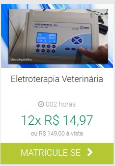 Eletroterapia Veteriária 1 EAD