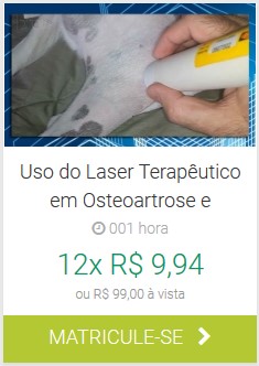 Uo do Laser terapêutico em Osteoartrose IBRA EAD