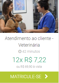 Atendimento ao cliente veterinária IBRA EAD