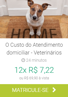 O custo do atendimento domiciliar veterinários IBRA EAD